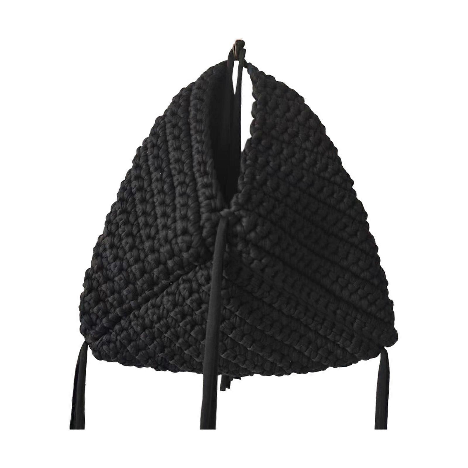Friendly Woven Purse 3D Shape Multifunctional Evening Bag Practical Handbag Compact Travel Essential Evening Purse  5