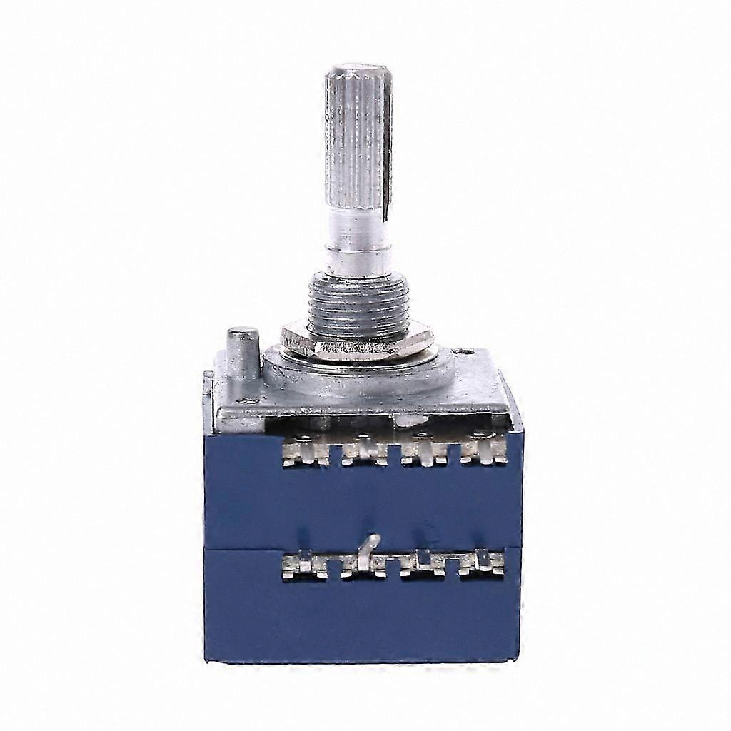 8-Pin Serrated Split Shaft Potentiometer, 6MM Precision 27-Type A100K 100K Rotary Control