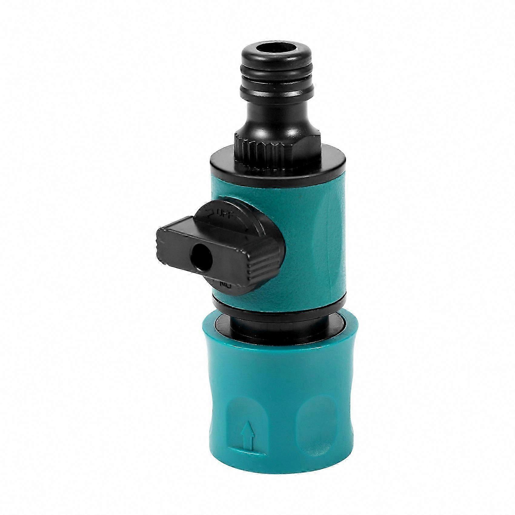Plastic Valve with Quick Connector for Garden Hose Irrigation Pipe Fittings Watering Adapter Switch 1 Pc