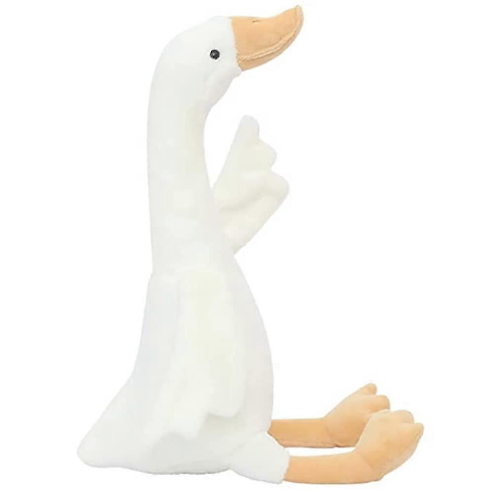 19.7" Swan Stuffed Animal Plush Toy For Kids, Soft Plush Pillow Cushion, Hugging Doll For Toddlers And Babies