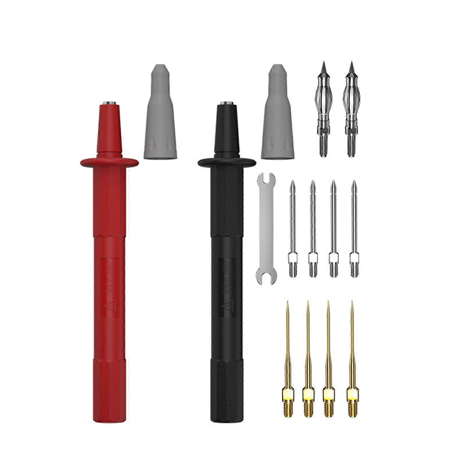 Electronics Measuring Tool Set With 3 Types Of Metal Terminals Suitable For Board Diagnostics And Industrial Maintenance Multicolor