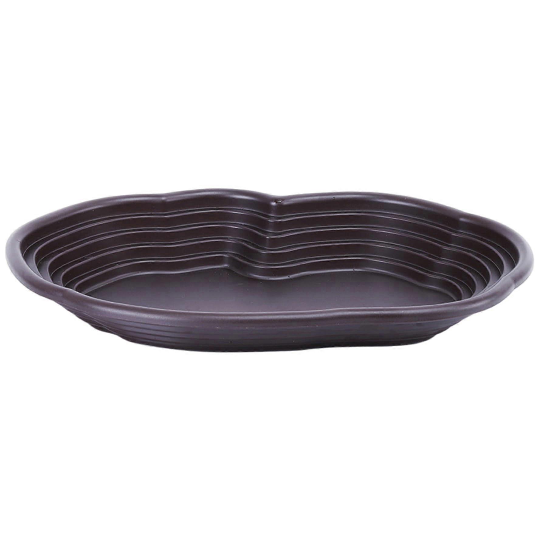 Reptile Water Dish Large 15x11x2 Simulation Tortoise Plastic Stepped Decorative Bathing Pool