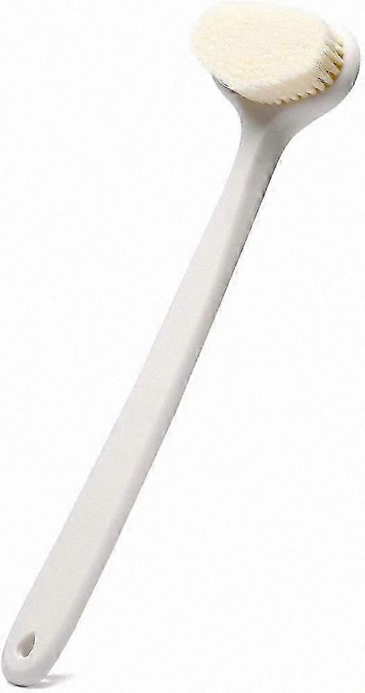 Long Handle Bath Brush with Soft Bristles for Gentle Exfoliation and Skin Health Improvement Suitable for Wet or Dry Use