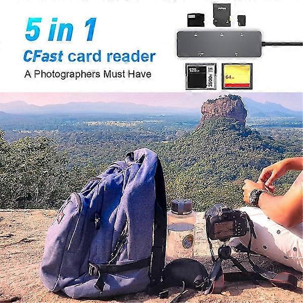 5-in-1-Multi-Speicherkartenleser für Computer-PC-Laptop