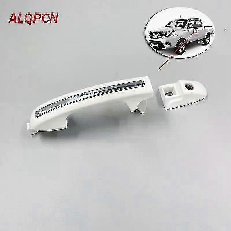 Applies to Door outer handle white with chrome for foton tunland E3 E5 pickup