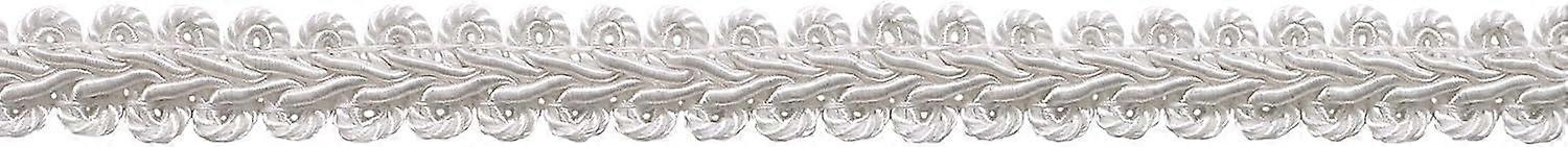 1/2" (1cm) Basic Solid Collection# FGS, Pure White #A1 (Bright White) 54.6 Yard