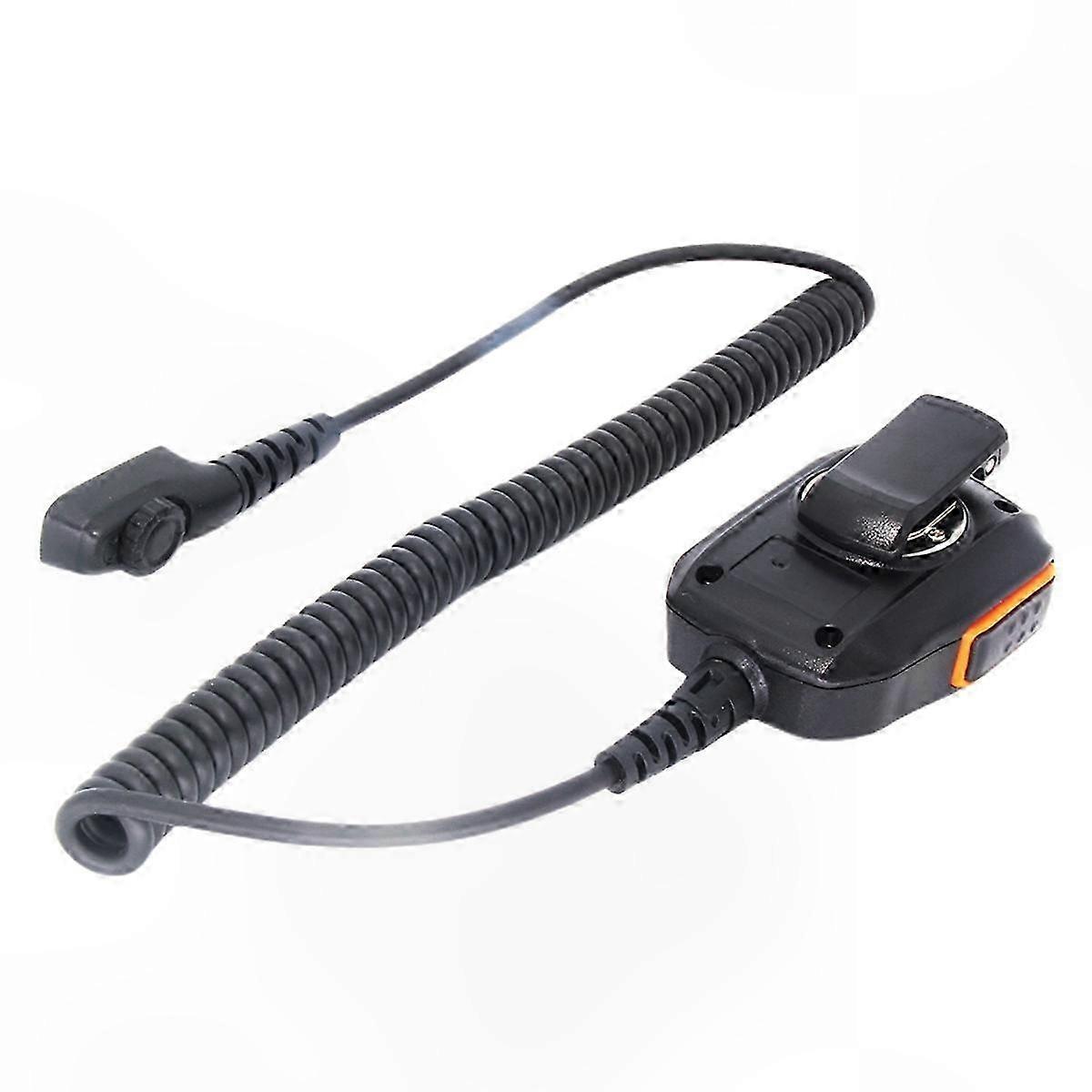 Handheld Two-Way Radio Mic with PTT Button for Professional Communication