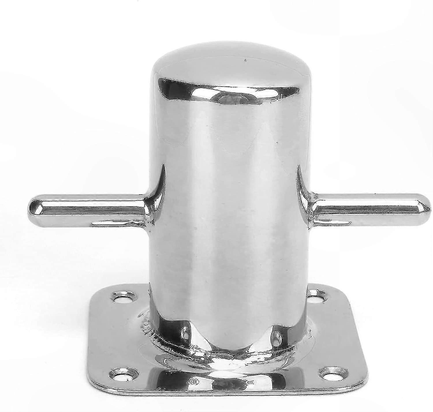 Marine Dock Cleat for Boat Mooring - Heavy Duty Single Bollard Hardware Accessory
