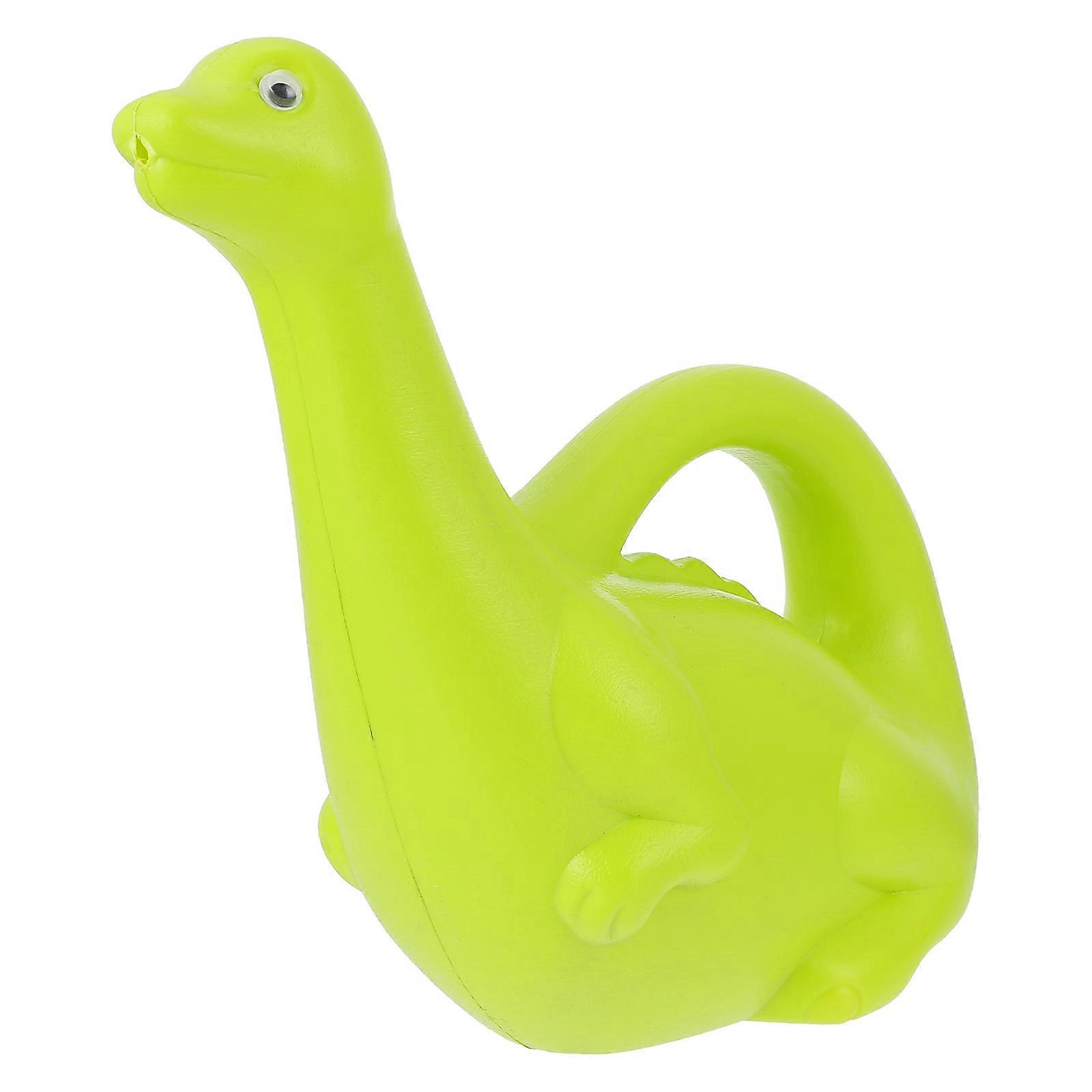 Dinosaurs Watering Can Chic Watering Pot for Home Use Office Use Garden Work Made of Plastic in Green 1Pack