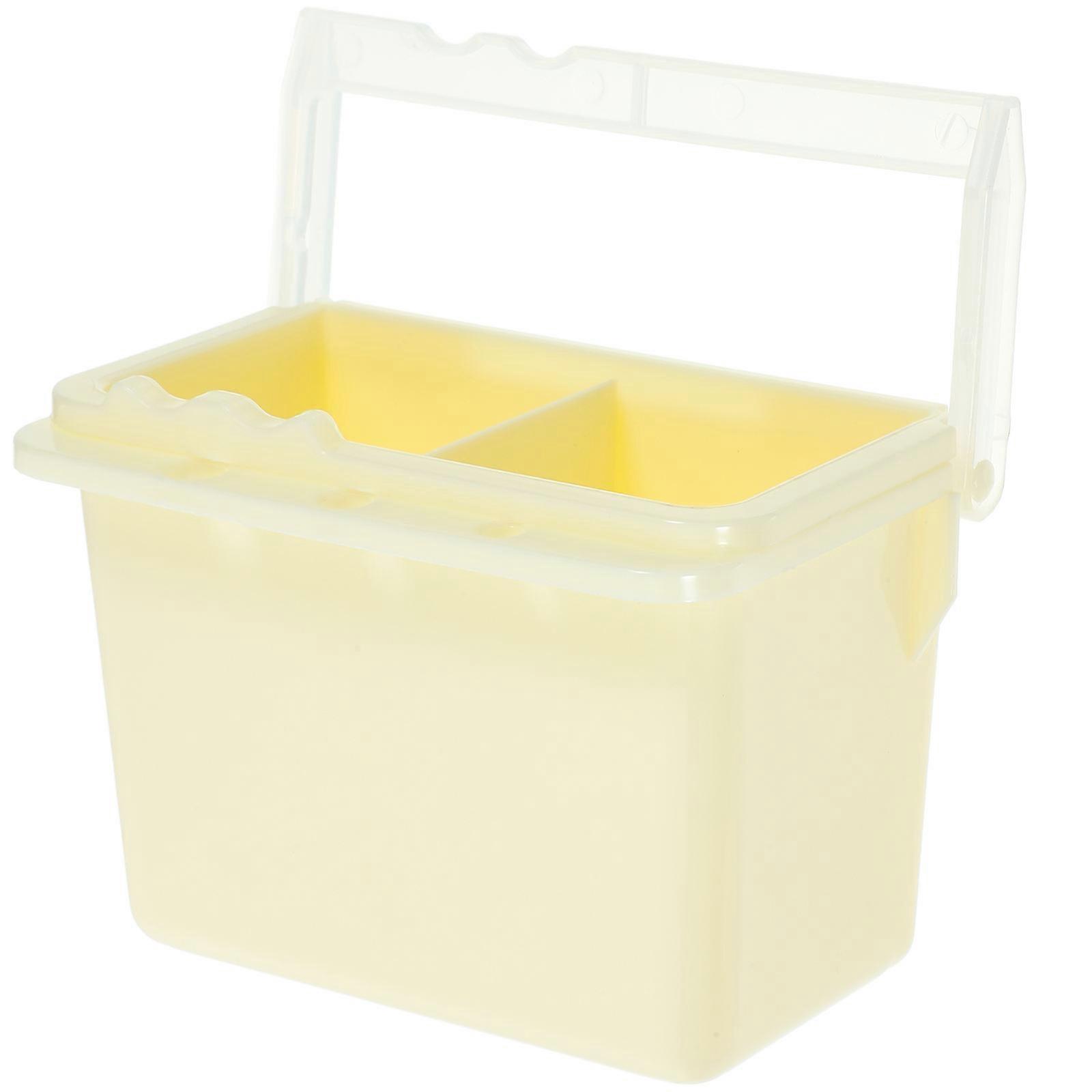 Detachable 2 in 1 Brush Washing Bucket Multifunctional Wash Pen Barrel Portable Art Supplies Tool for Drawing and Painting