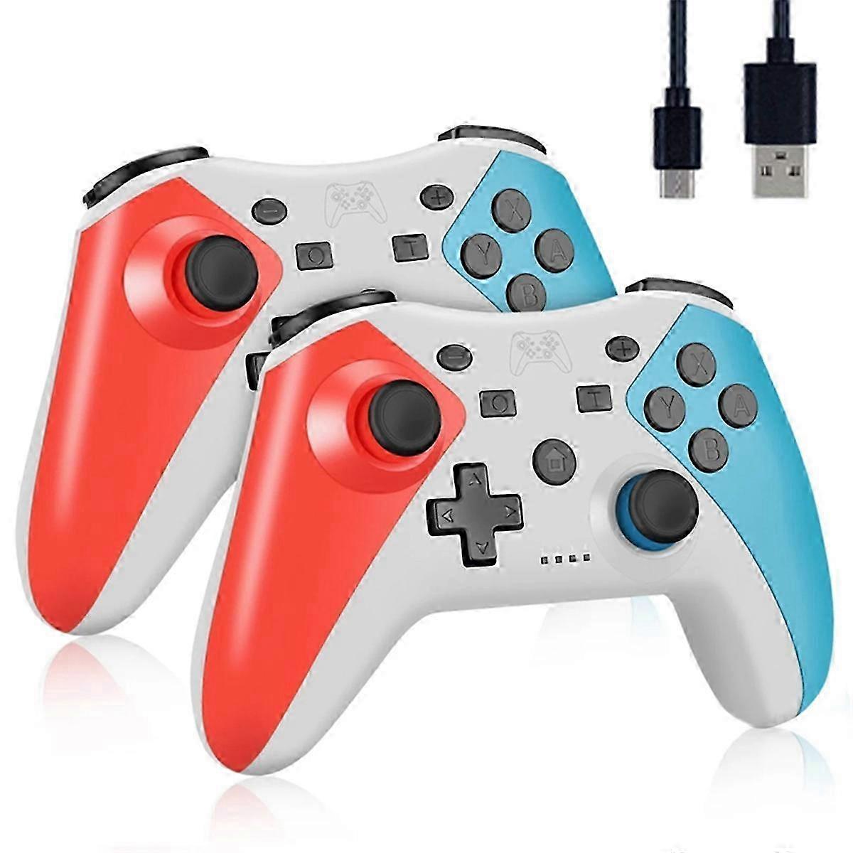 2PCS Wireless Bluetooth Controller compatible Nintendo Switch Pro Gamepad Compatible compatible Switch Pro/Oled/Li