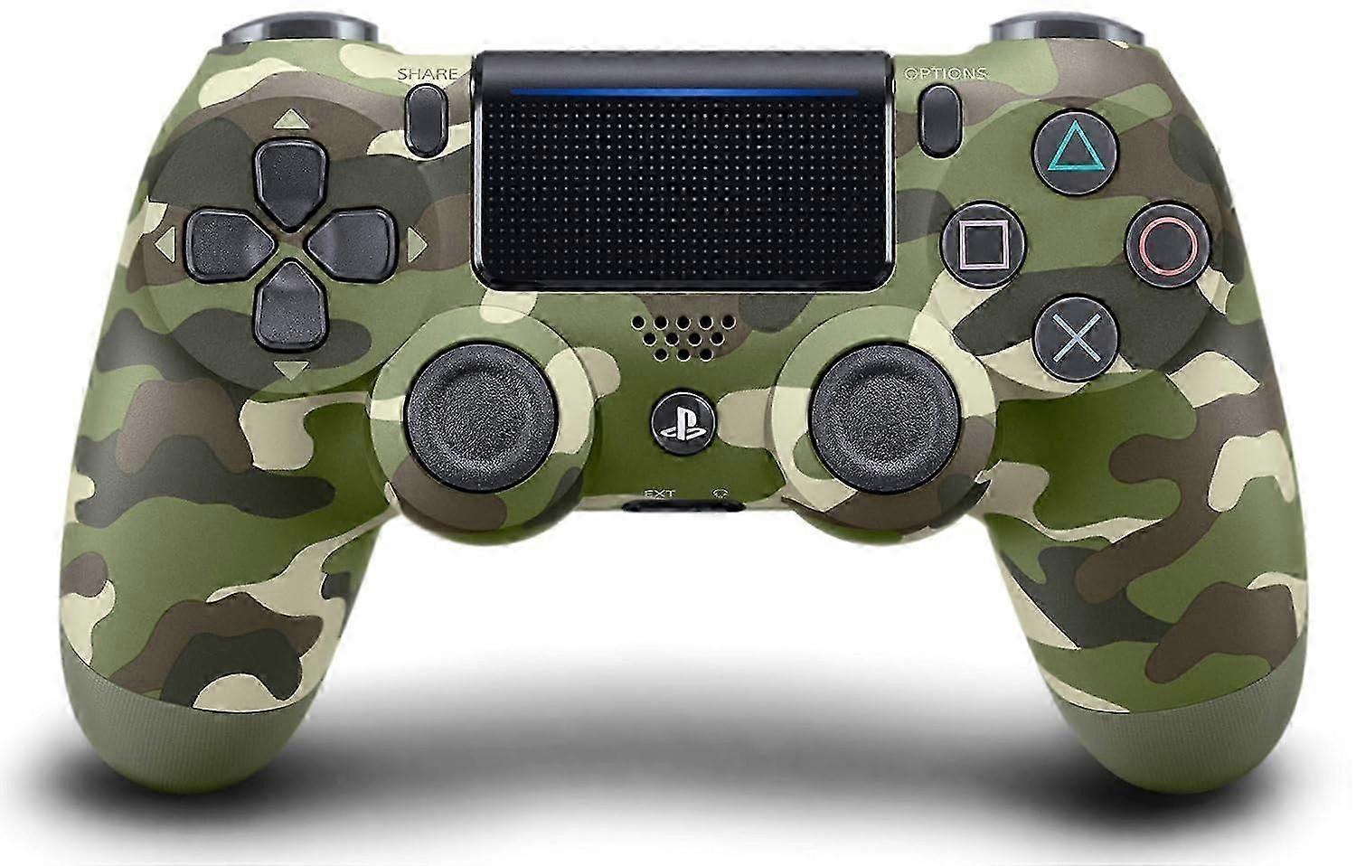 PlayStation 4 DualShock 4 Wireless Controller Official Camouflage Green Color Version
