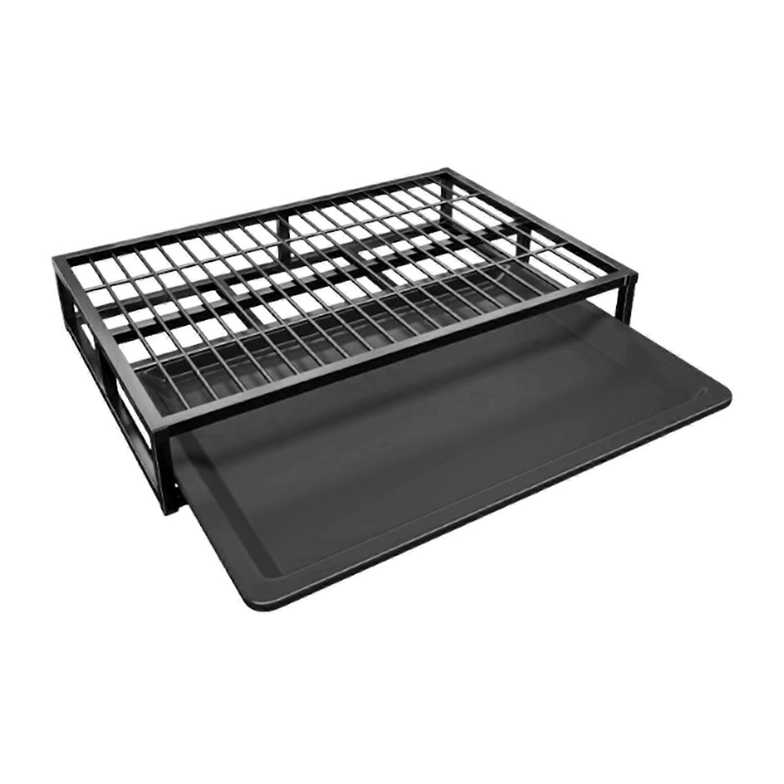 Dog Potty Tray Dog Litter Box Pull Out Mesh Grids with Drawer Tray Training