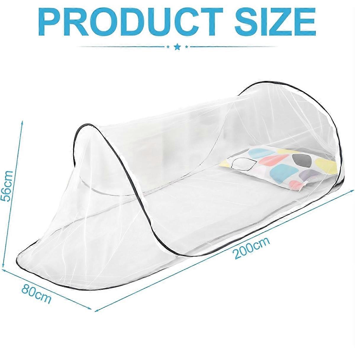 -Up Mosquito Net,Foldable Mosquito Net, Portable Camping Tent, Family Mosquito Net Bed for Bed, Camping,Travel,Indoor
