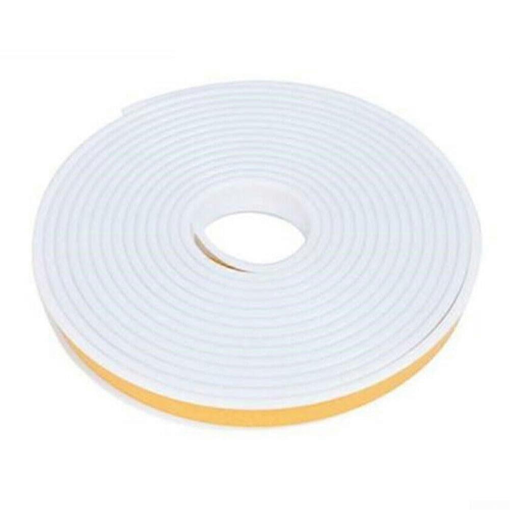 Ushaped Protector Strip Tape 5M Length TPE Material White Corner Safeguarding