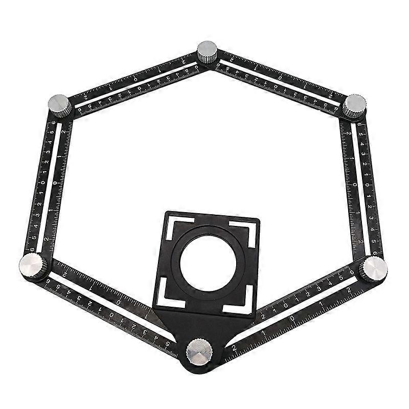 Multi-Angle Measuring Ruler with Positioning Hole