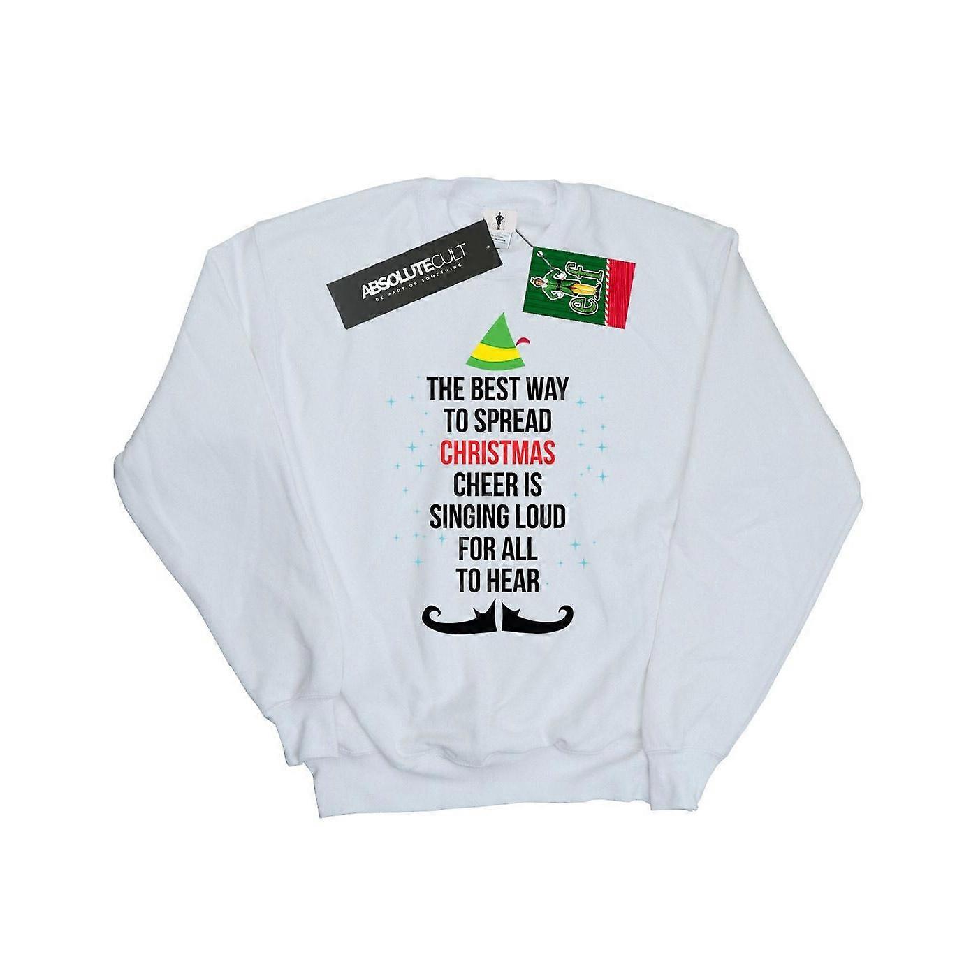 Elf Herren Weihnachtsfreude Text Sweatshirt