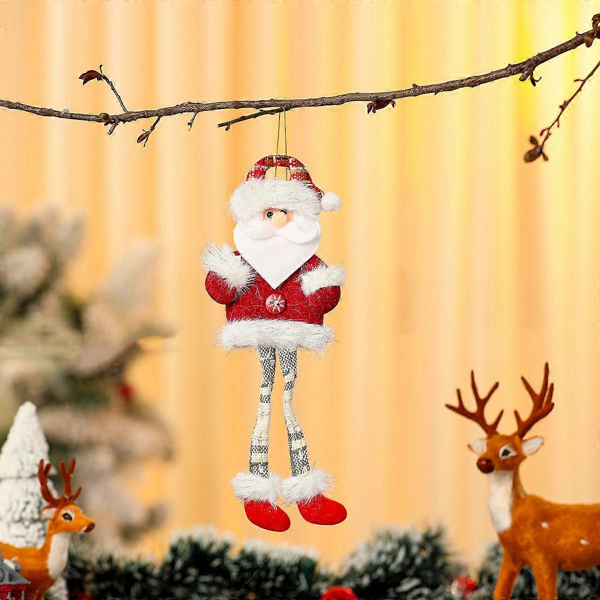 New long-legged Christmas pendant doll Christmas gift Christmas tree small pendant decoration