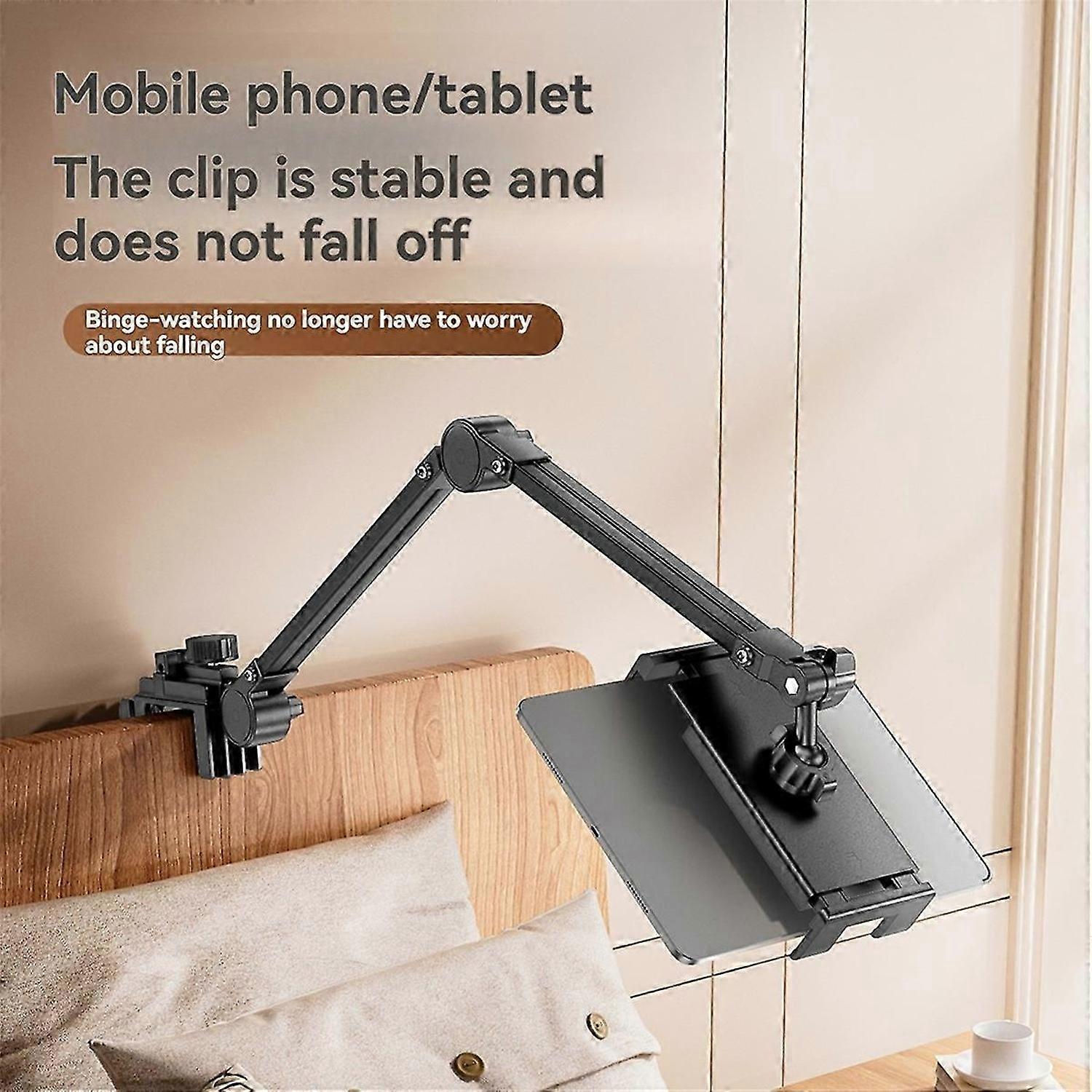 Adjustable Bed Tablet Holder Rotatable Long Arm