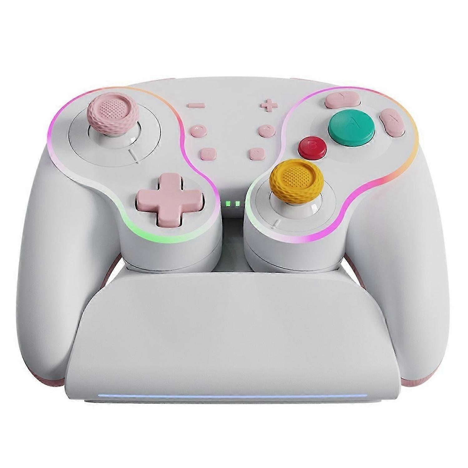 Nintendo Switch Pro Retro RGB Wireless Gamepad, Fast Charging, B
