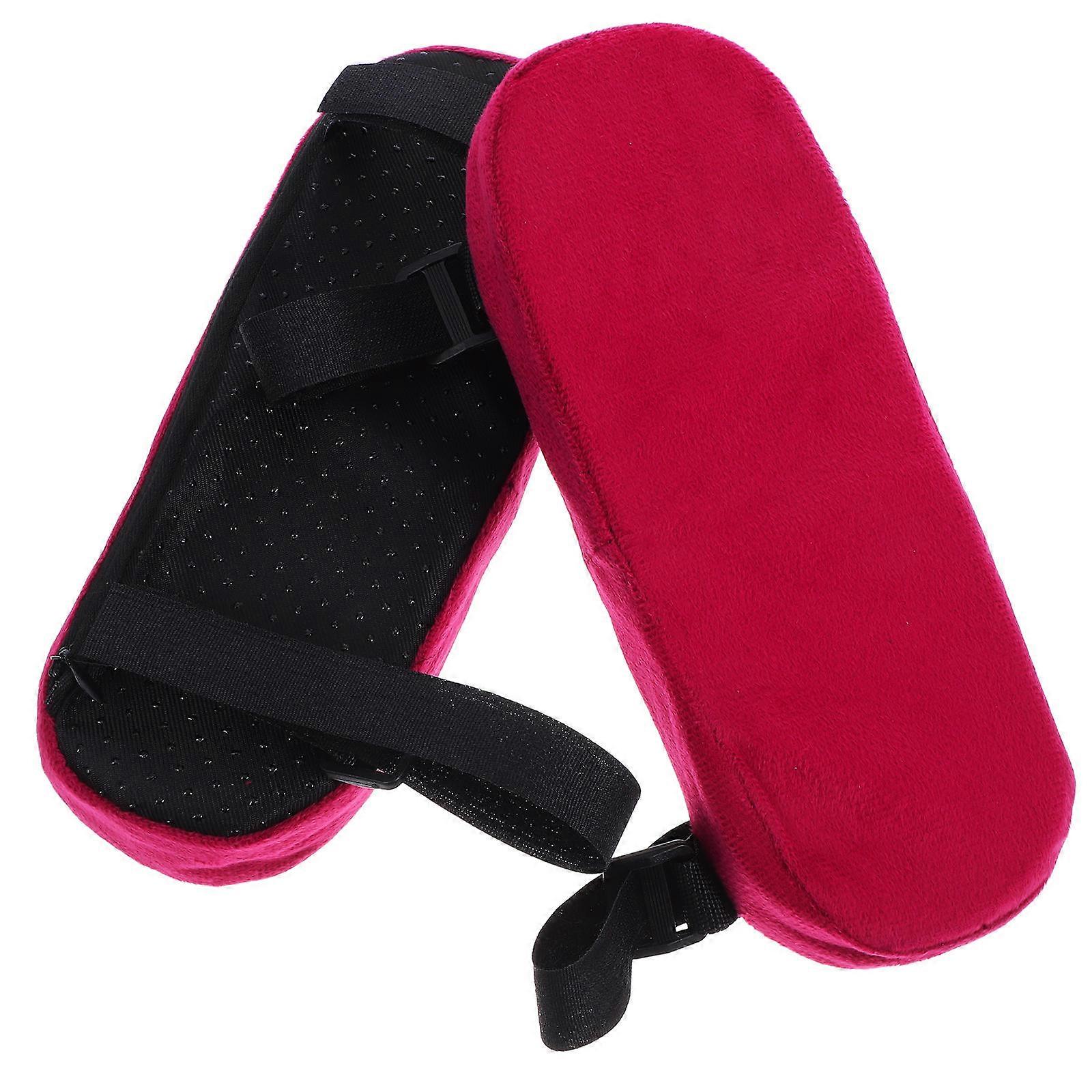 Purple Office Chair Armrest Cushion for Comfortable Elbow Support 2Pcs