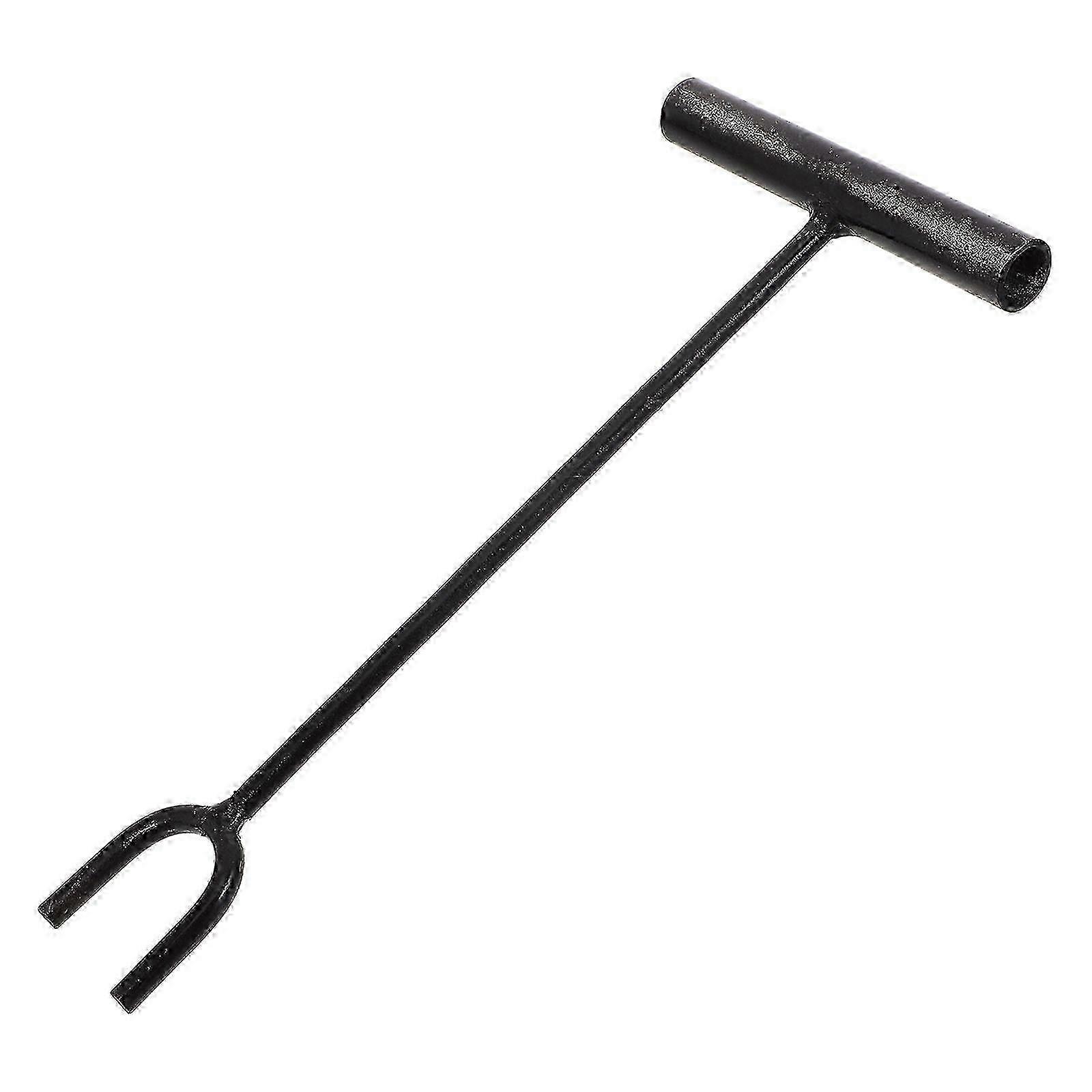 T Handle Utility Key For Water Meter Shut Off Heavy Duty Water Meter Wrench For Easy Water Valve Shut Off Durable And Reliable Tool Black