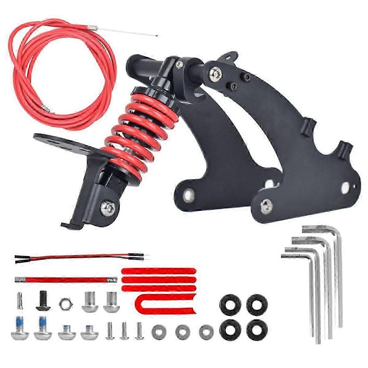 For Pro/ Electric Scooter Rear Suspension Red Modified Assembly