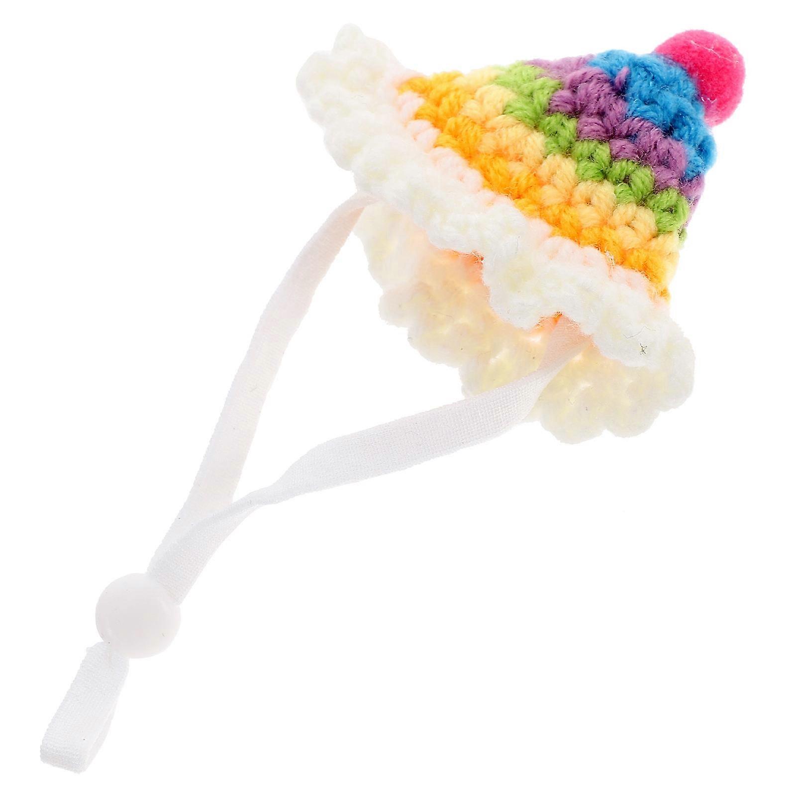 Hamster Hat Cute Decorative Cap for Small Pets 2Pcs Lightweight Costume