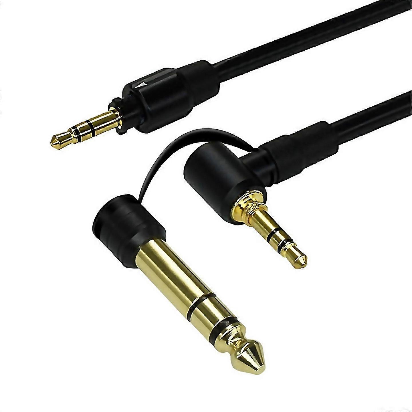 For 35mm Audio Extension Cable For 35mm Jack Device Black