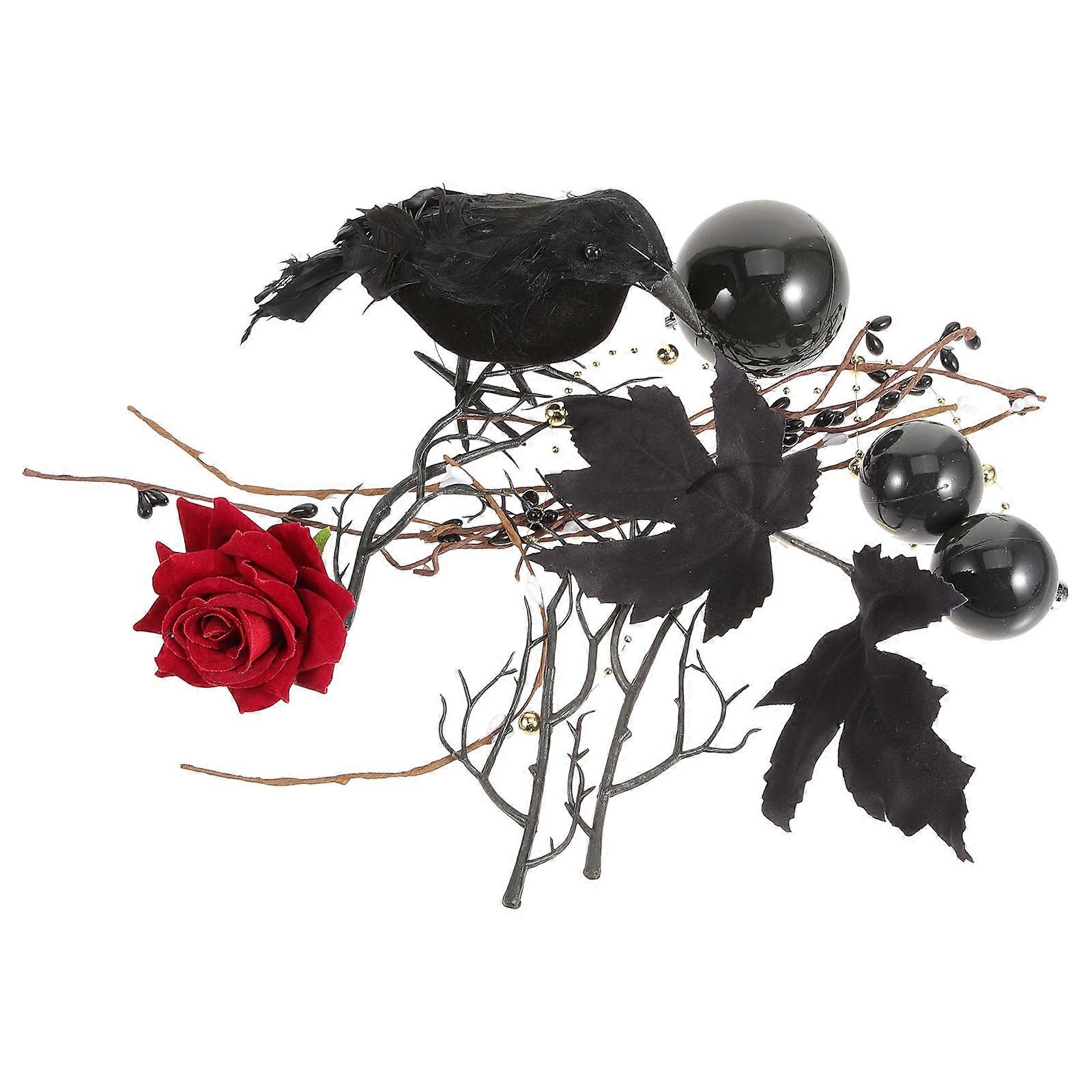 Halloween Table Decor Artificial Decorations for 4 Boxes