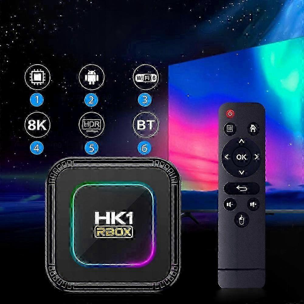 8K 4K Streaming Media Player Android 13 WiFi 6 Bluetooth Smart TV Box
