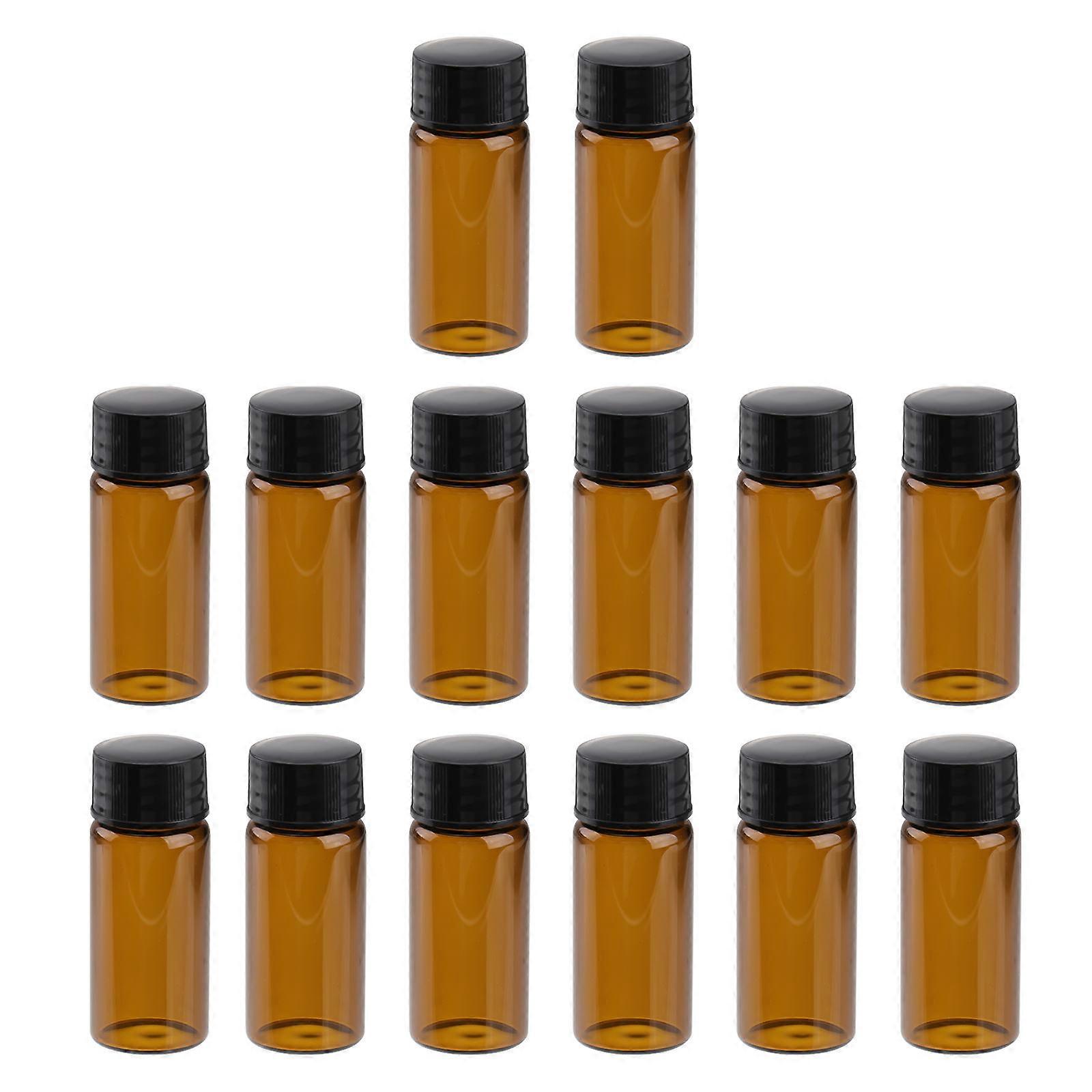 Brown Sample Bottles Glass Bottles for Storage Use 120Pcs Screw Mouth