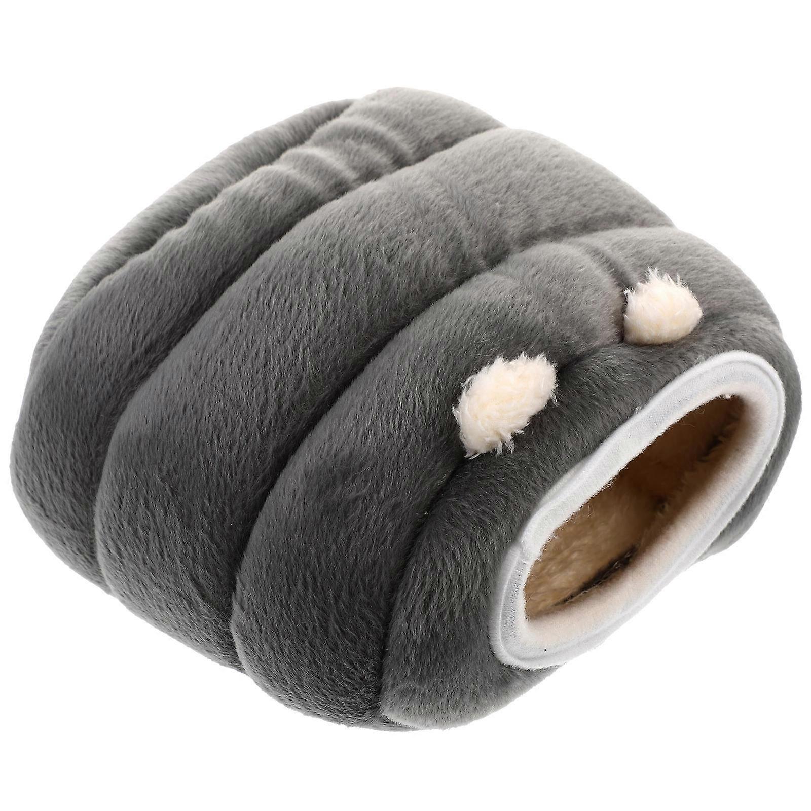 Hamster Sleeping Pad 1Pack Comfortable Wrap Nest Grey Indoor Use For Pets Hamsters Hedgehogs Warmth