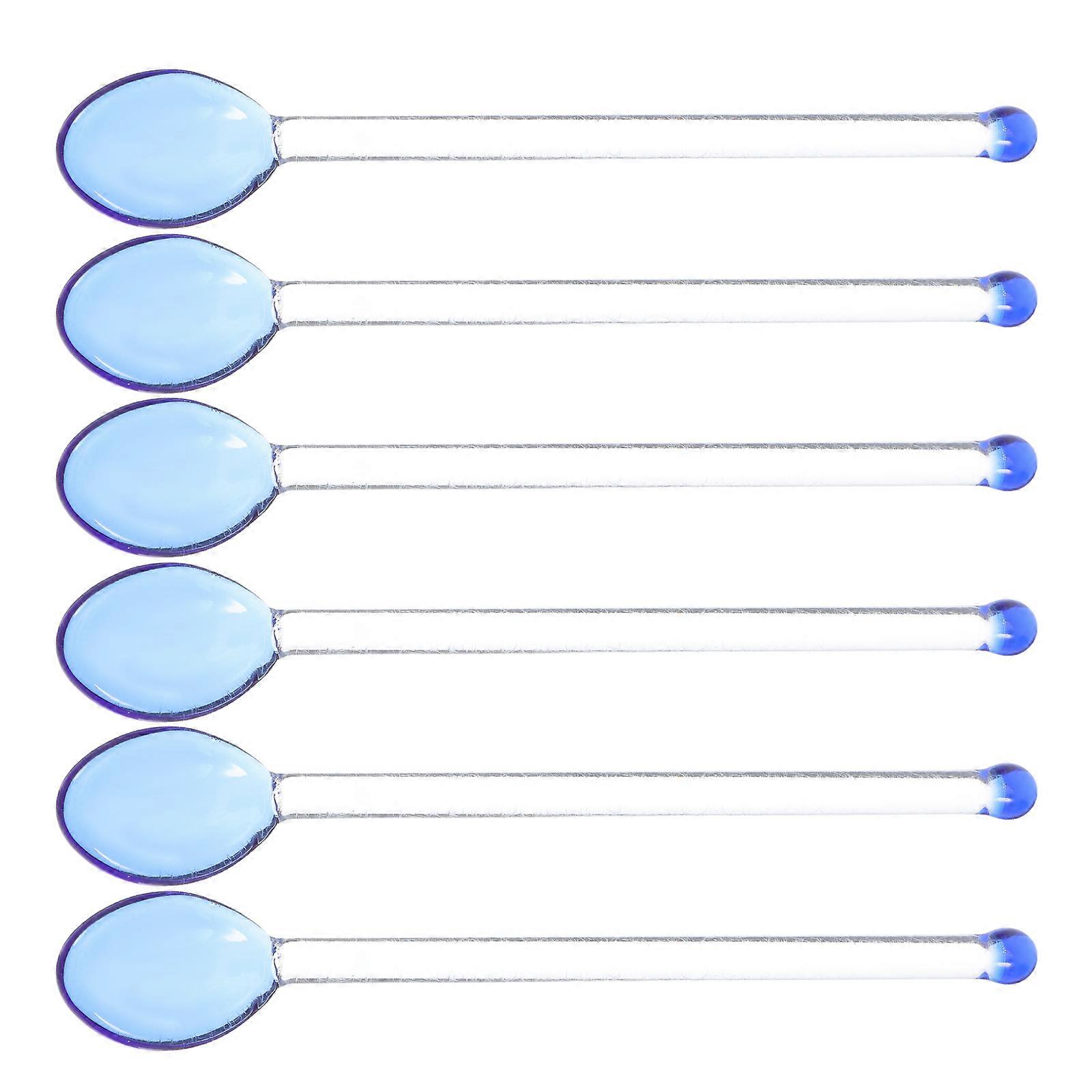 Mini Coffee Spoon Set 18 Pcs Glass Stirring Rod For Home Use Kitchenware And Dining Table With Compact Elegant Appearance