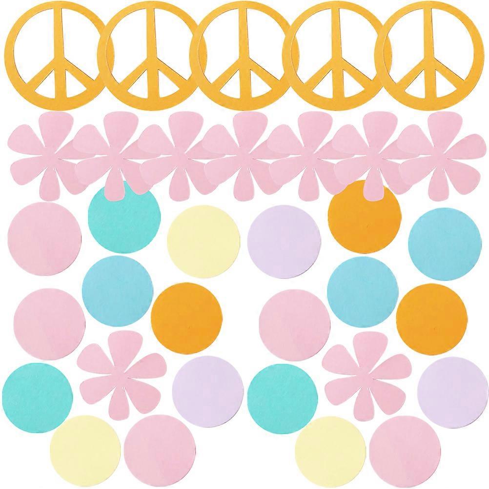Assorted Color Paper Scraps Table Scatter for Wedding Birthday Baby Shower Celebration 500 Pcs Square Shape Ambiance Creation