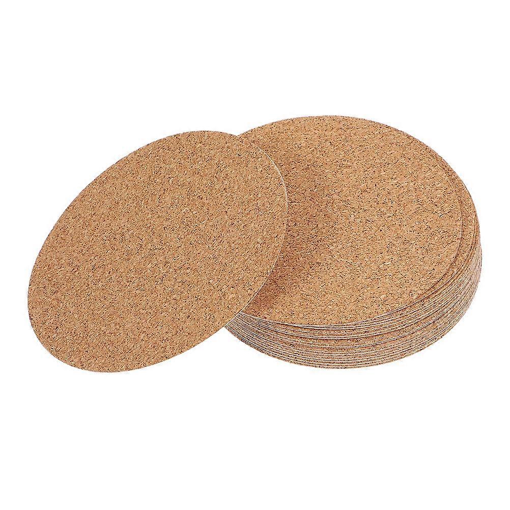 Self-Adhesive Round Cork Coasters for Home Use 100Pcs