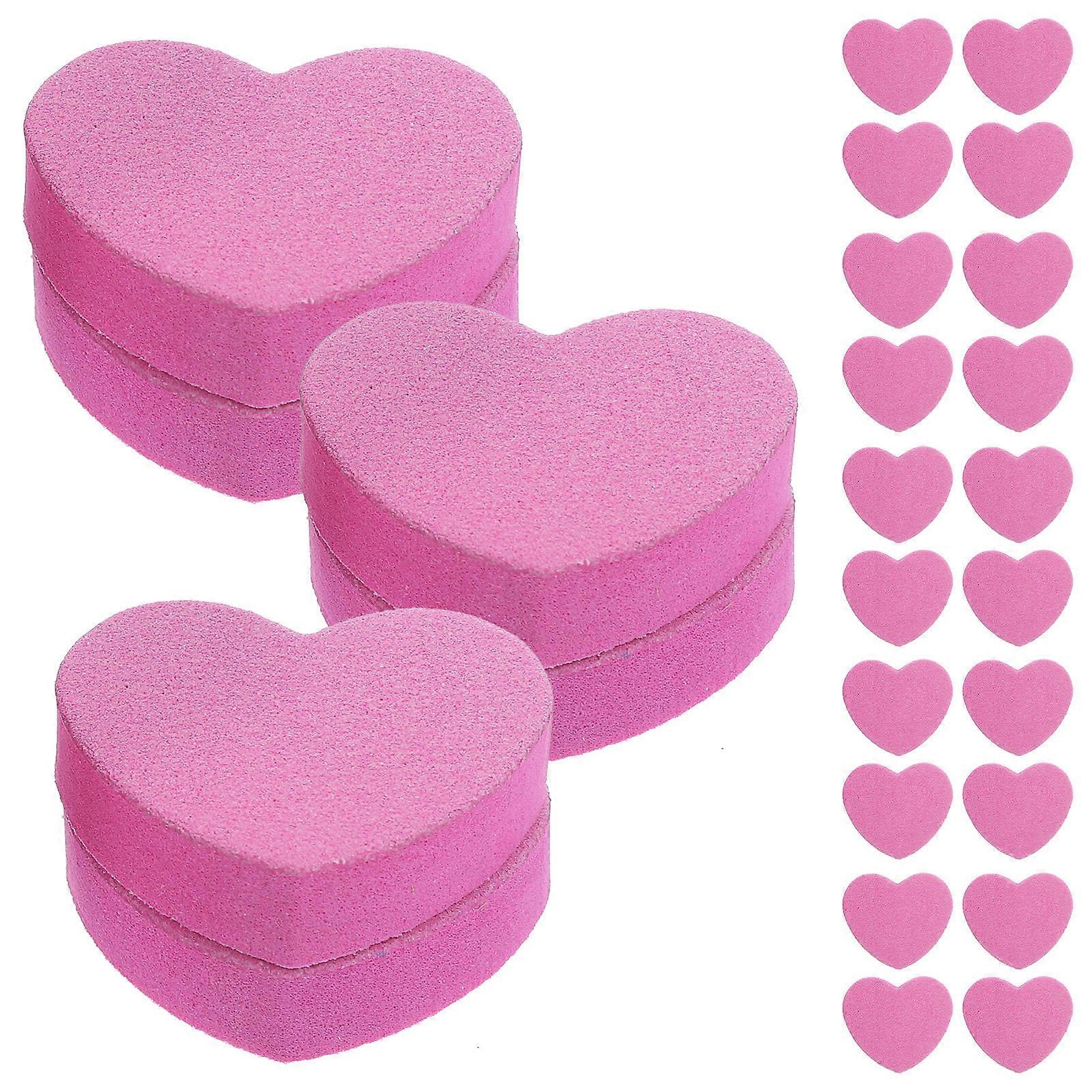 Sanding Block Nail File for Nail Polishing 150Pcs Pink Dual Side Sponge