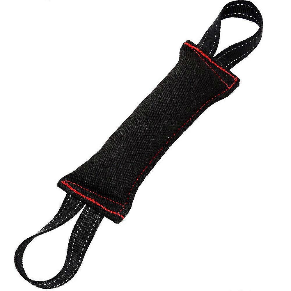Interactive Dog Tug Toy Bite Pillow Agility Pull Training Playing with 2 Handles