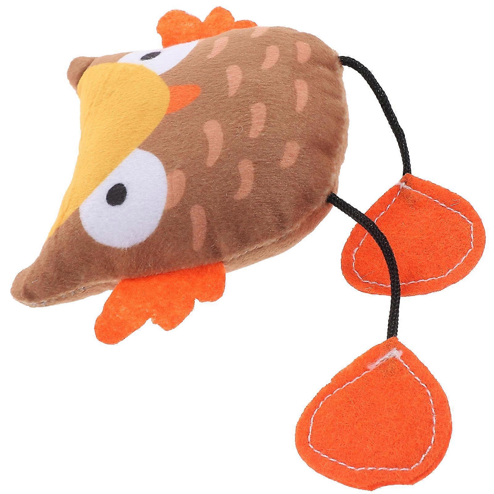 Interactive Cat Teasing Toy Plush Catnip Toy for Pets 5Pcs Cartoon Model