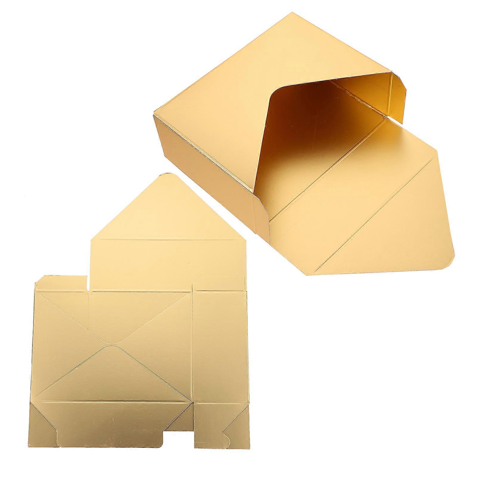 Golden Bouquet Envelop Boxes for Flower Storage 6Pcs Packaging Set