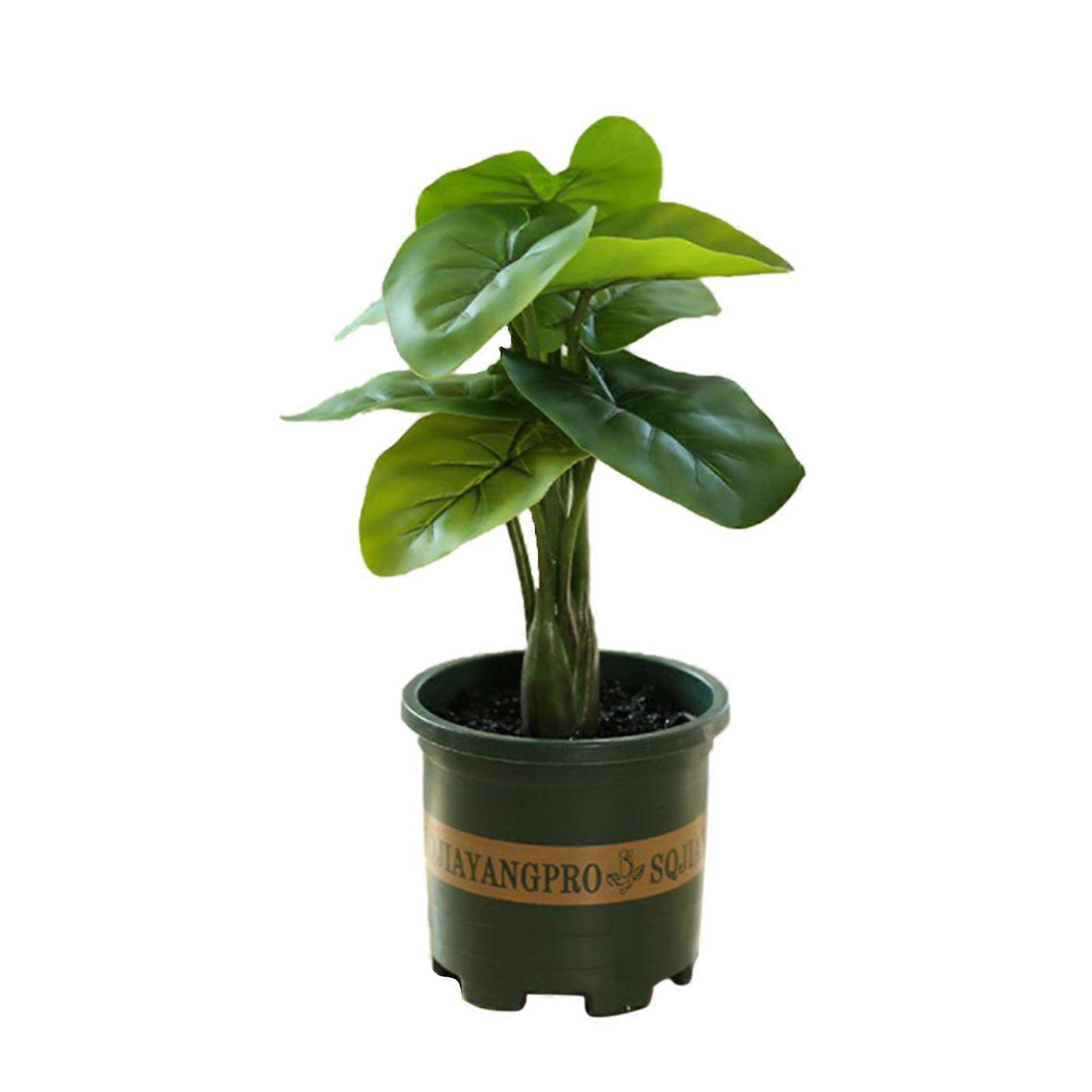 Minglan Thick root green plant leaves bonsai artificial flower factory direct supply creative artificial home decoration