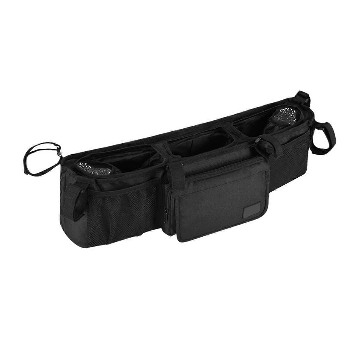 Double Stroller Organizer for Bob Duallie and City Mini , Double Baby Stroller with 2 Cooler Pocket