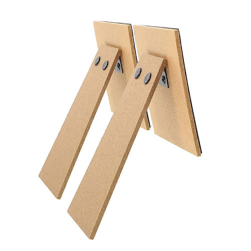 Adhesive Easel Back Wood Picture Frame Stand for Tabletop 4Pcs Set