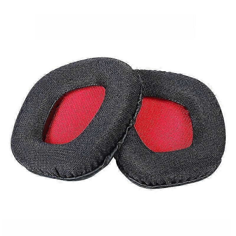 2 PCS Replacement Earpads for Corsair Void Pro Elite,Style: Red Bottom Grid Red Bottom Grid 26s