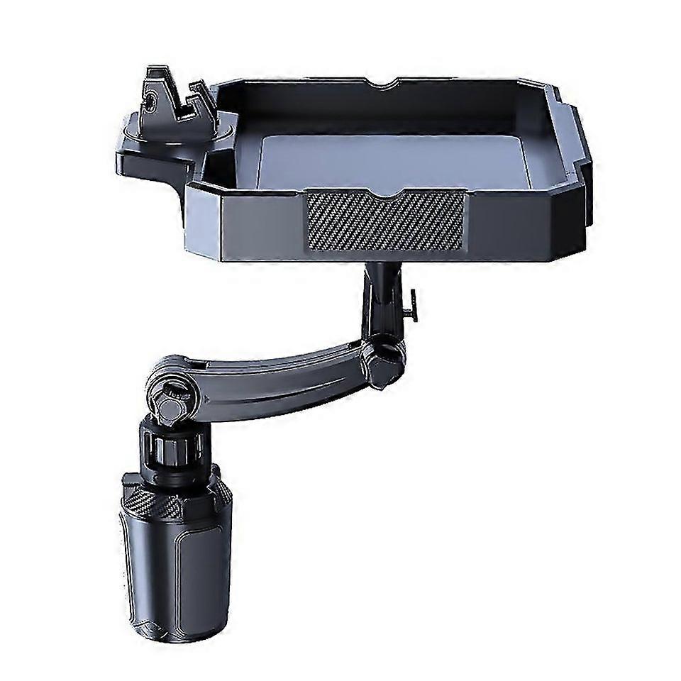 For Car 360 Degree Rotating Dining Tray Auto Adjustable Cell Phone Holder