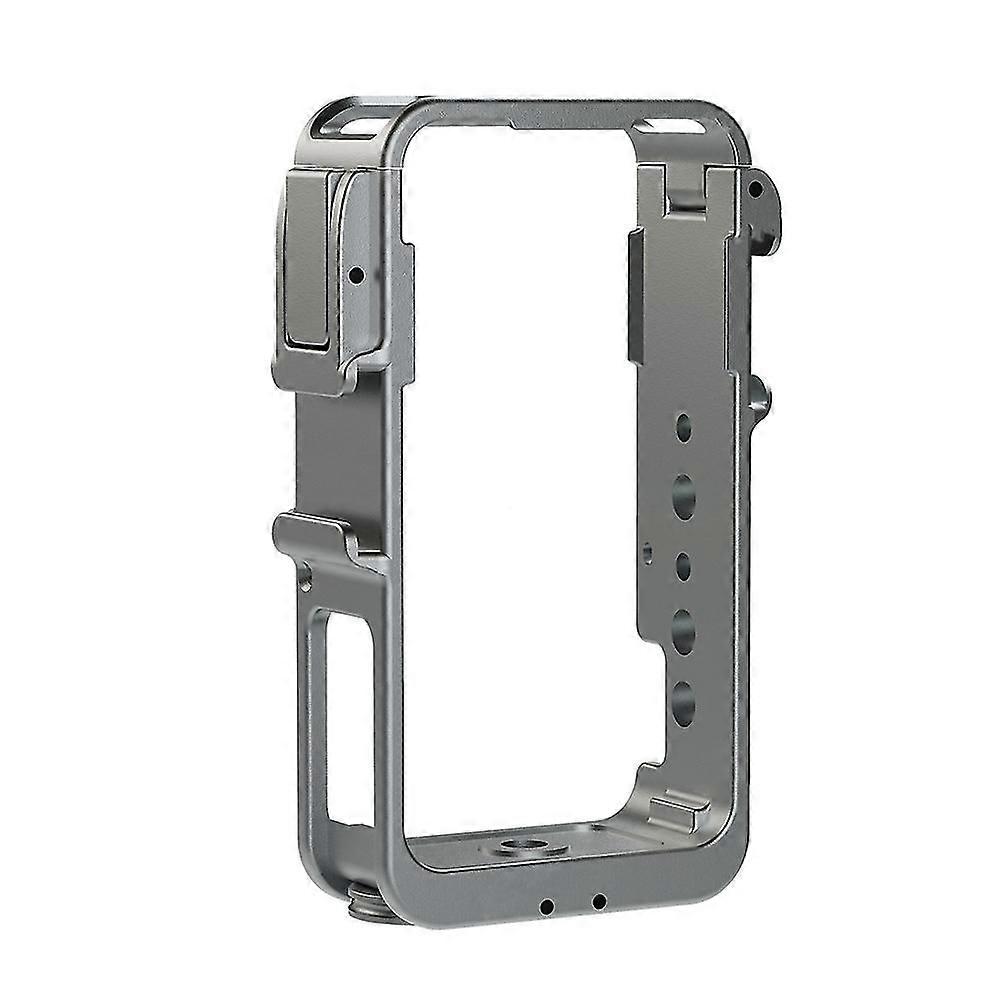 DJI Action2カメラボディ保護フレーム用金属ケージ、Dji Osmo Action 2スポーツカメラアクセサリー用ホットシューインターフェース付き