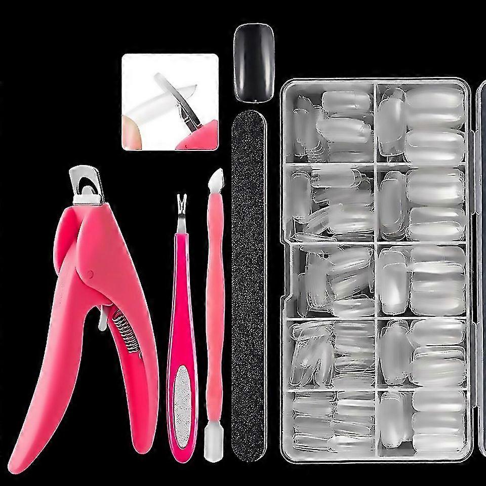 For Manicure Tool Set Fingernails Word Cut Set Specification Transparent Full Post Transparent Full