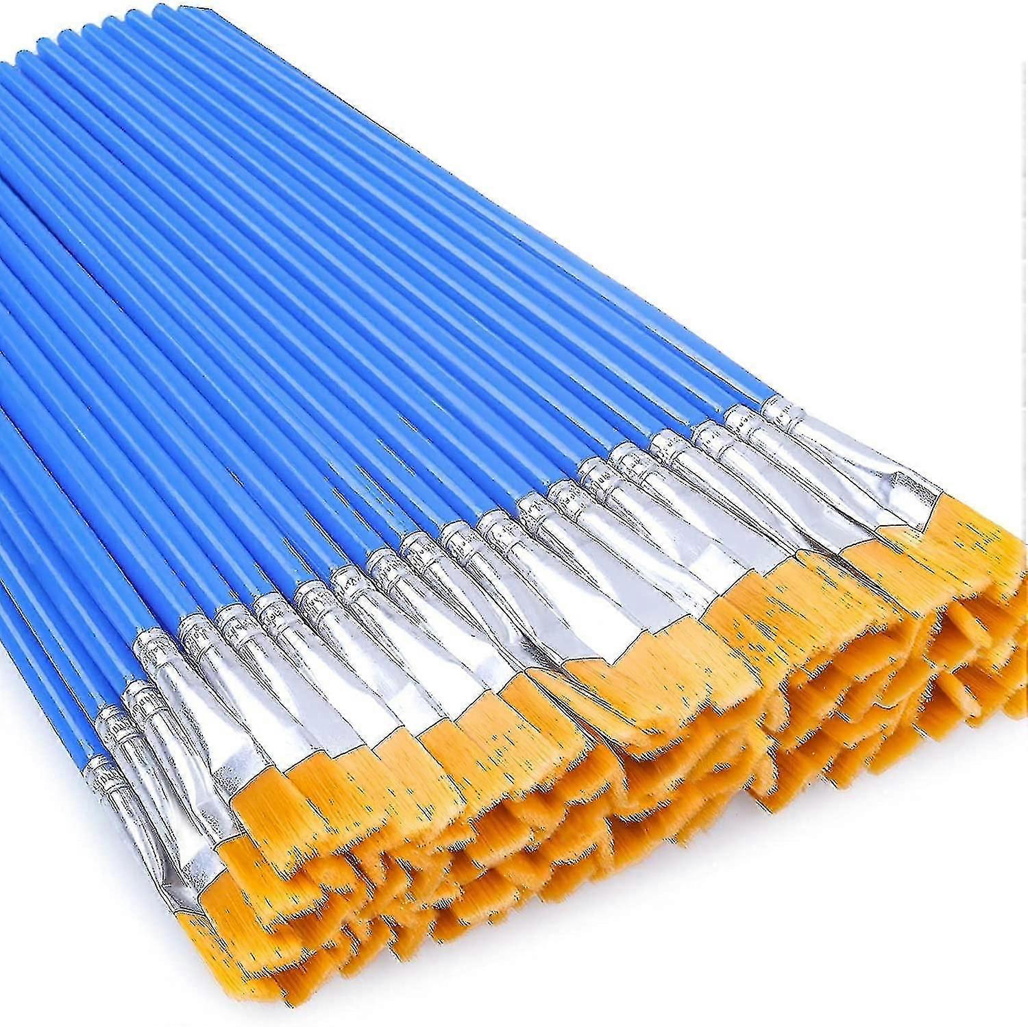 50 pcs πινέλα χρώματος, μικρά πινέλα ζωγραφικής χύμα για τη ζωγραφική λεπτομέρειας