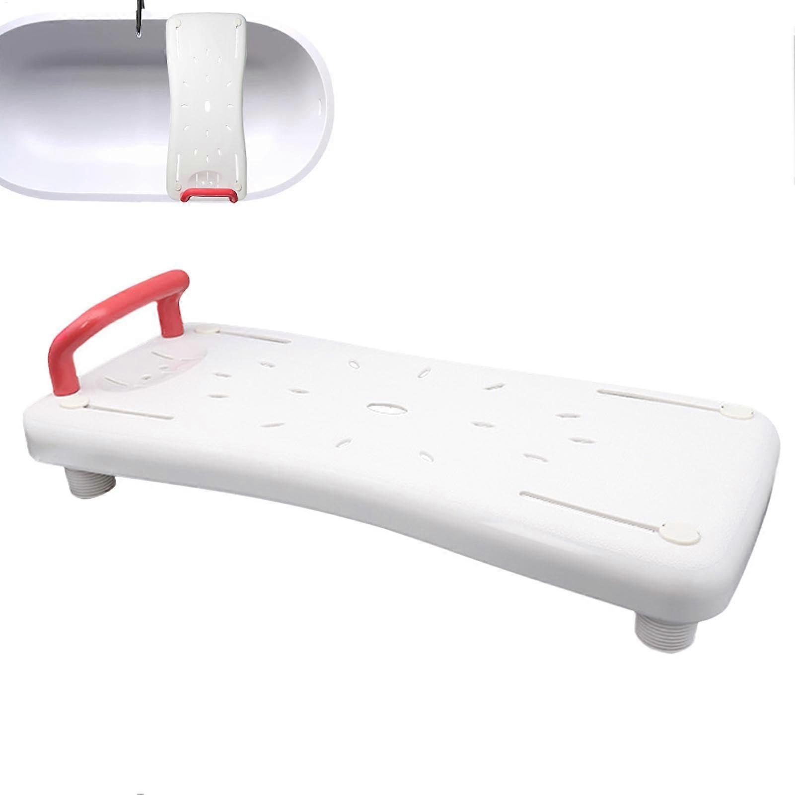 Bath Bench Elderly Bath And Shower Seat With Handle Ergonomic Design Bath Seat Board For People