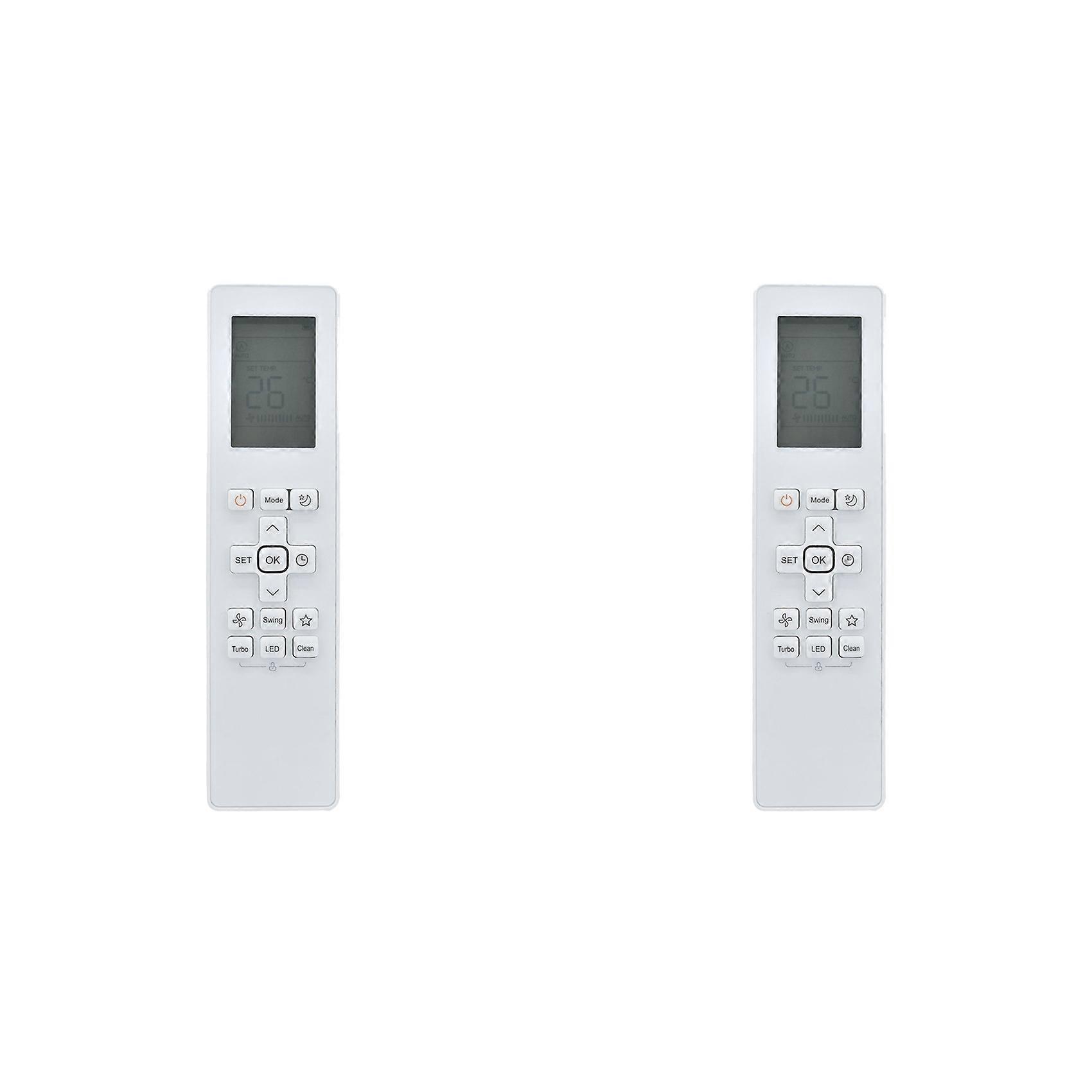 2X RG10B (G)/BGEF Air Conditioner Remote Control for Midea Refrigeration Heating Air Conditioner RG10B (K1)/BGEFU1